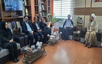 دیدار اعضای هیات مدیره موسسه خیریه درمانی بیمارستان قلب حضرت سیدالشهداء(ع) با مدیر کل اوقاف استان